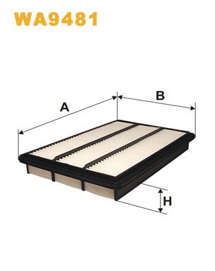 WA9481 WIX FILTERS Воздушный фильтр