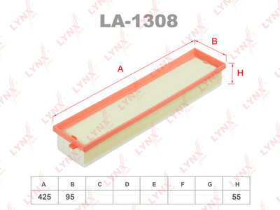 LA1308 LYNXauto Воздушный фильтр