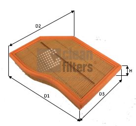 MA3493 CLEAN FILTERS Воздушный фильтр