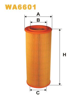 WA6601 WIX FILTERS Воздушный фильтр