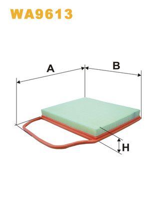 WA9613 WIX FILTERS Воздушный фильтр