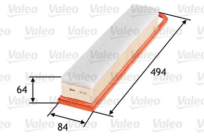 585205 VALEO Воздушный фильтр