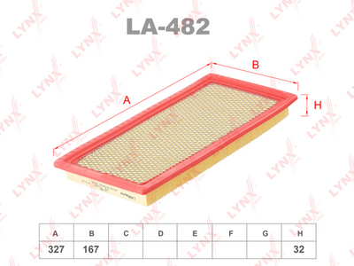 LA482 LYNXauto Воздушный фильтр