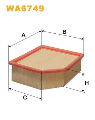 WA6749 WIX FILTERS Воздушный фильтр