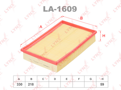 LA1609 LYNXauto Воздушный фильтр