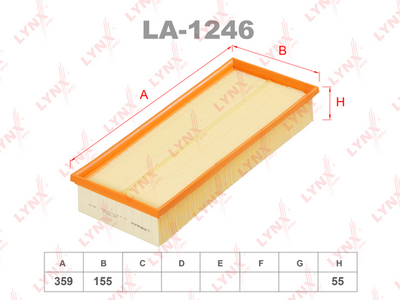 LA1246 LYNXauto Воздушный фильтр