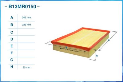 B13MR0150 CWORKS Воздушный фильтр