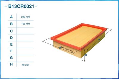 B13CR0021 CWORKS Воздушный фильтр