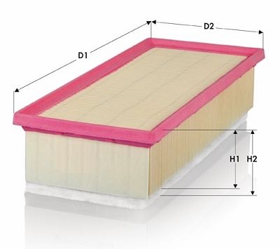 AR1710PMS TECNECO FILTERS Воздушный фильтр