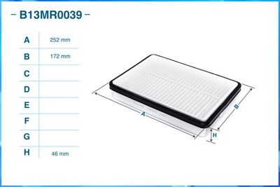 B13MR0039 CWORKS Воздушный фильтр