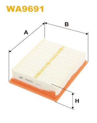 WA9691 WIX FILTERS Воздушный фильтр