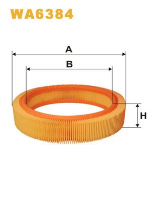 WA6384 WIX FILTERS Воздушный фильтр