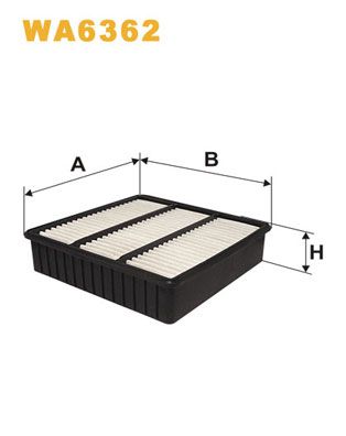 WA6362 WIX FILTERS Воздушный фильтр