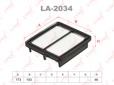 LA2034 LYNXauto Воздушный фильтр
