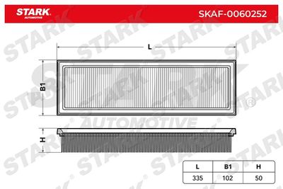 SKAF0060252 Stark Воздушный фильтр