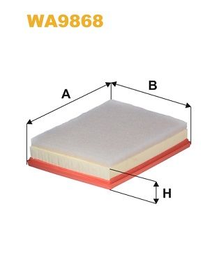 WA9868 WIX FILTERS Воздушный фильтр