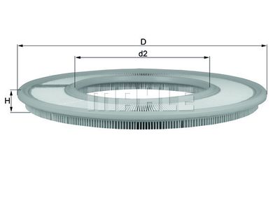 LX91 KNECHT Воздушный фильтр