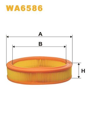 WA6586 WIX FILTERS Воздушный фильтр