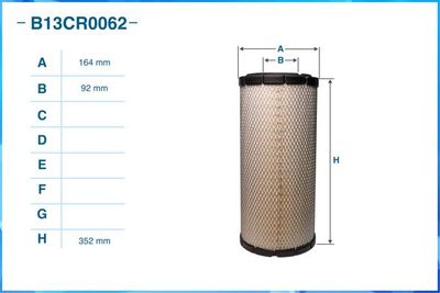 B13CR0062 CWORKS Воздушный фильтр