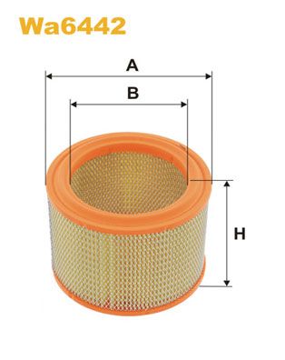 WA6442 WIX FILTERS Воздушный фильтр