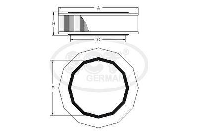 SB655 SCT - MANNOL Воздушный фильтр