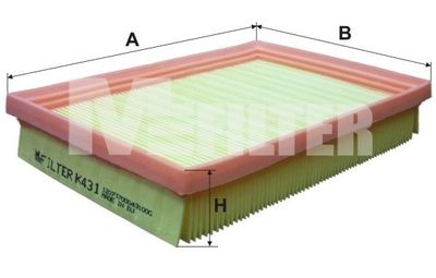 K431 MFILTER Воздушный фильтр