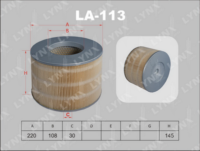 LA113 LYNXauto Воздушный фильтр