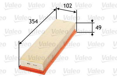 585114 VALEO Воздушный фильтр