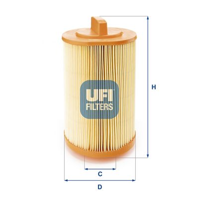 2748600 UFI Воздушный фильтр