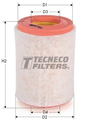 AR2074S TECNECO FILTERS Воздушный фильтр