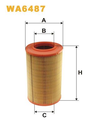 WA6487 WIX FILTERS Воздушный фильтр