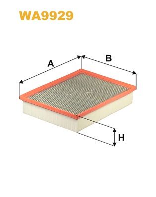 WA9929 WIX FILTERS Воздушный фильтр