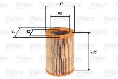 585608 VALEO Воздушный фильтр