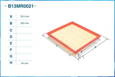 B13MR0021 CWORKS Воздушный фильтр