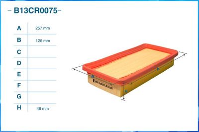 B13CR0075 CWORKS Воздушный фильтр