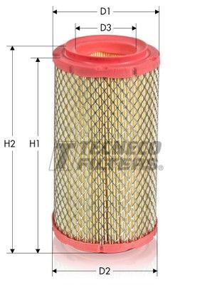 AR446 TECNECO FILTERS Воздушный фильтр