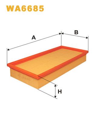 WA6685 WIX FILTERS Воздушный фильтр