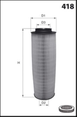 R465 MISFAT Воздушный фильтр