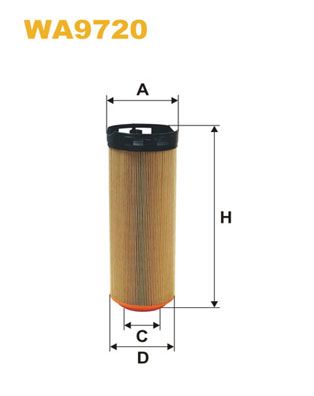 WA9720 WIX FILTERS Воздушный фильтр