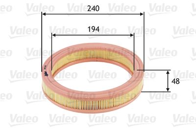 585691 VALEO Воздушный фильтр