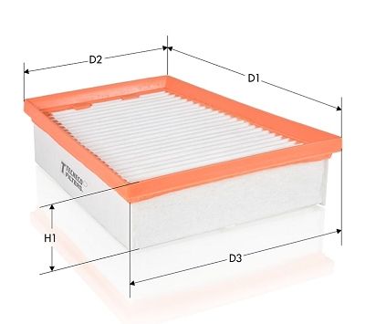 AR1650PMJ TECNECO FILTERS Воздушный фильтр