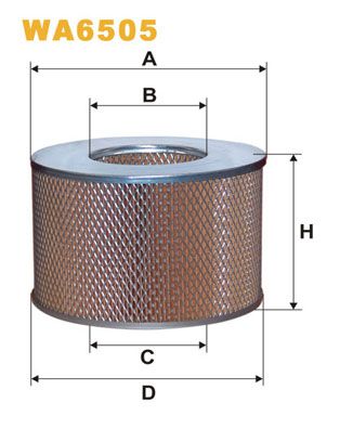 WA6505 WIX FILTERS Воздушный фильтр