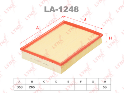 LA1248 LYNXauto Воздушный фильтр