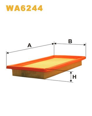 WA6244 WIX FILTERS Воздушный фильтр