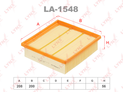 LA1548 LYNXauto Воздушный фильтр