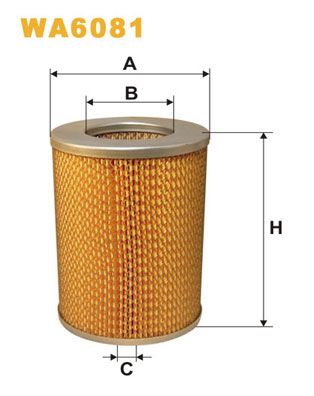 WA6081 WIX FILTERS Воздушный фильтр