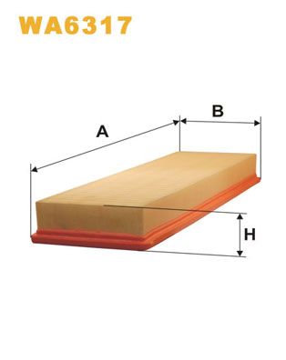 WA6317 WIX FILTERS Воздушный фильтр