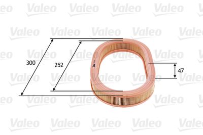 585674 VALEO Воздушный фильтр