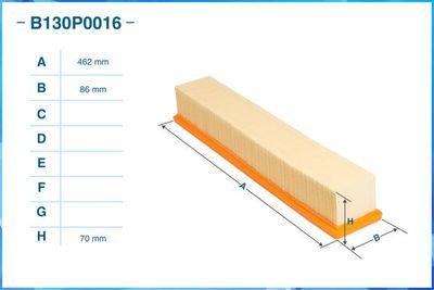 B130P0016 CWORKS Воздушный фильтр