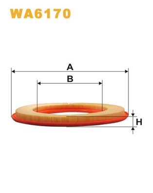 WA6170 WIX FILTERS Воздушный фильтр